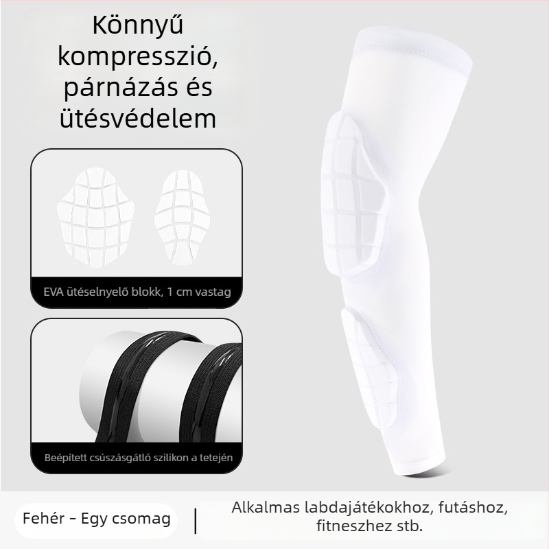Légáteresztő, vastagodott könyökvédő kosárlabdához és szabadtéri sportokhoz