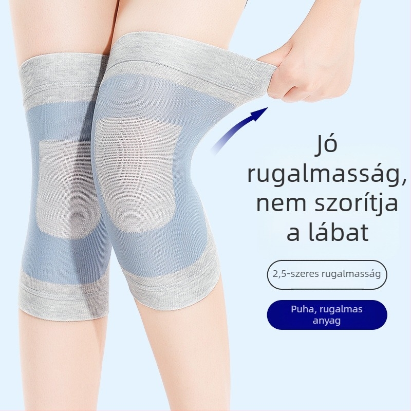 Tavaszi-nyári térdvédő, lélegző, meleg, hidegálló, csúszásmentes, térdvédelem, 3D kötés varras nélküli