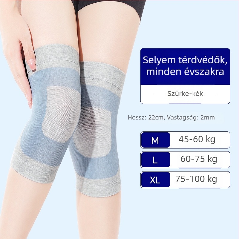 Tavaszi-nyári térdvédő, lélegző, meleg, hidegálló, csúszásmentes, térdvédelem, 3D kötés varras nélküli