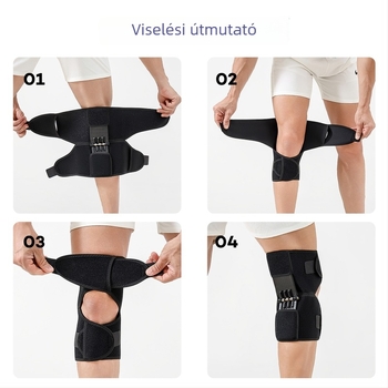 Felnőtt térdízületi támasztó sín kültéri túrázáshoz, sétához és lépcsőzéshez; patella védelem
