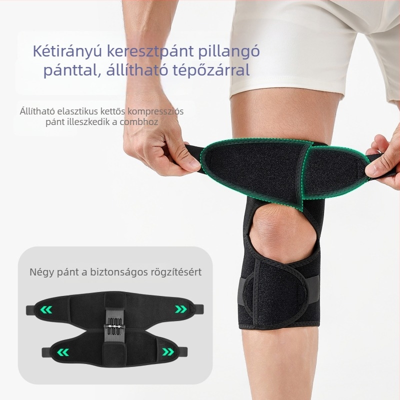 Felnőtt térdízületi támasztó sín kültéri túrázáshoz, sétához és lépcsőzéshez; patella védelem