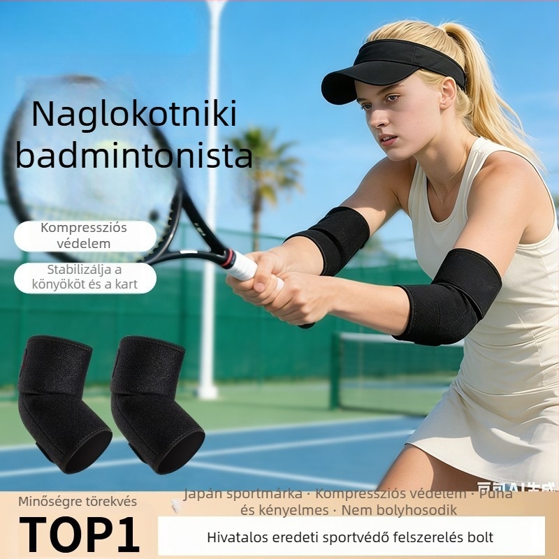 Légáteresztő sportvédő kar- és könyökvédők, színes térdvédőkkel