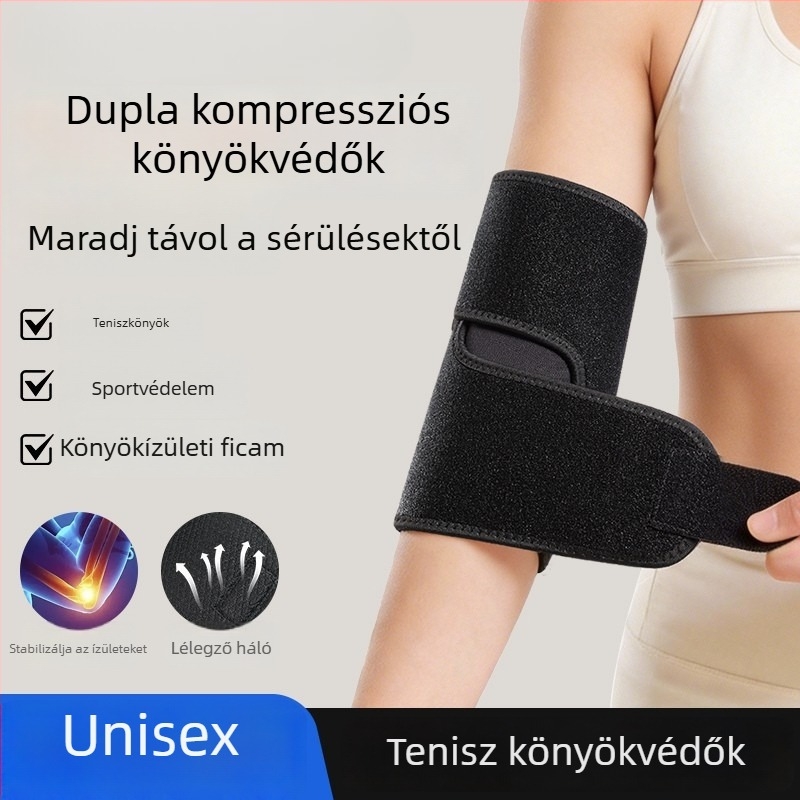 Légáteresztő sportvédő kar- és könyökvédők, színes térdvédőkkel