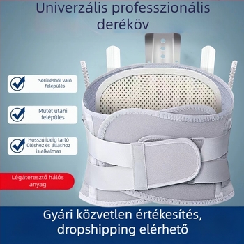 Könnyű, lélegző deréktámasz öv, uniszex, edzéshez és súlyemeléshez