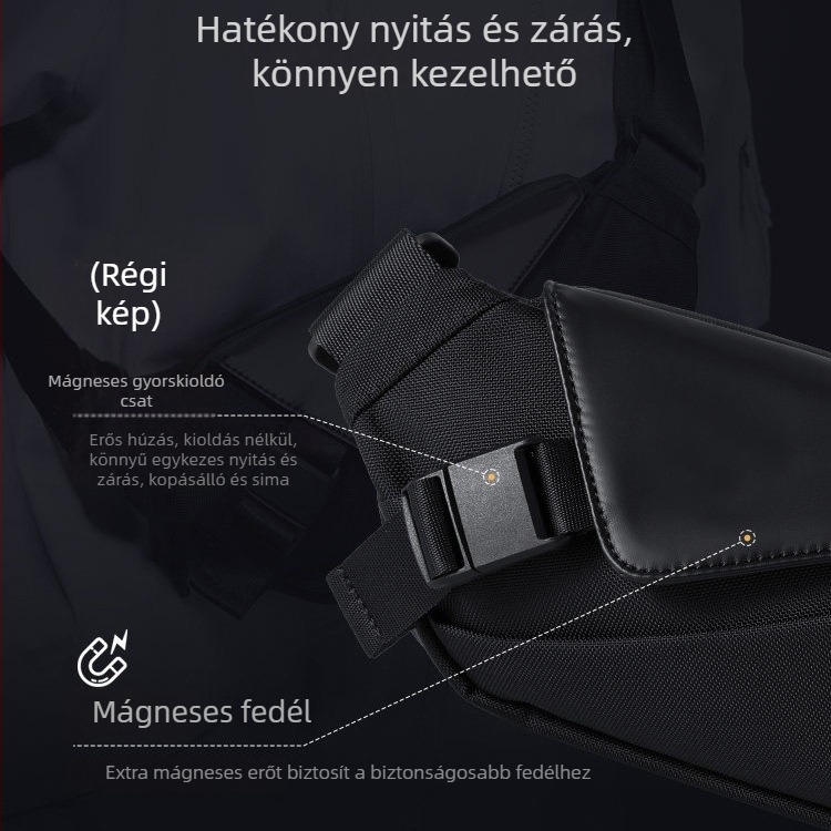 2026-os új funkcionális férfi kültéri utazó oldaltáska – mini, könnyű, kerékpáros és mindennapi használatra