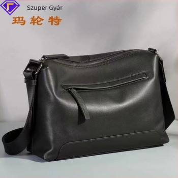 Marent valódi bőrből készült férfi crossbody táska – horizontális, elegáns hétköznapi válltáska 10 hüvelykes laptophoz