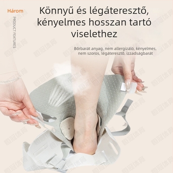 Bokarögzítő, légáteresztő kompressziós pánttal a bokasérülés és a rehabilitáció támogatására