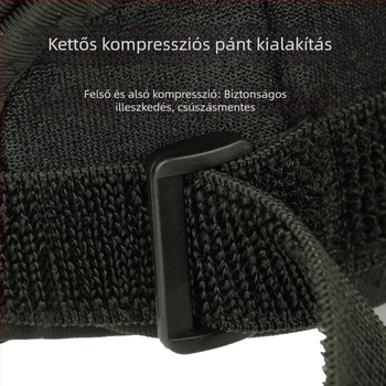 Síeléshez és korcsolyázáshoz készült vastag térdvédő – állítható védőfelszerelés téli sportokra