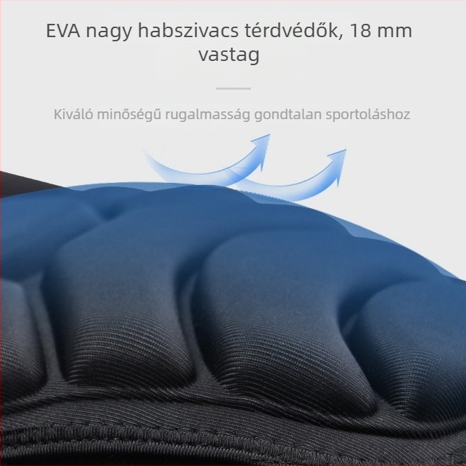 Sporttérd- és könyökvédők vastagított habból, ütésvédelmet nyújtva, röplabdához, síeléshez és tánchoz