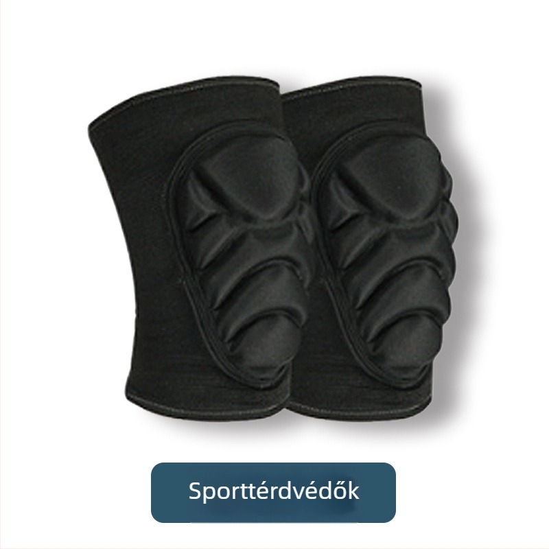 Sporttérd- és könyökvédők vastagított habból, ütésvédelmet nyújtva, röplabdához, síeléshez és tánchoz