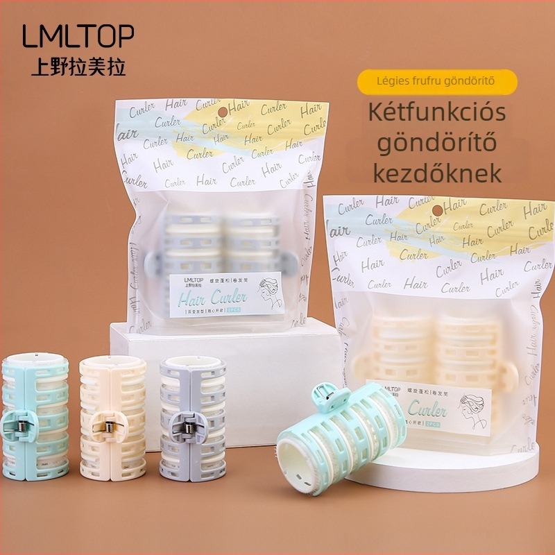Lamella hajhajlító vas klipszes frufruhoz, levegősen álló frufru, nyolcas alakú frufru, puha végek, francia stílus