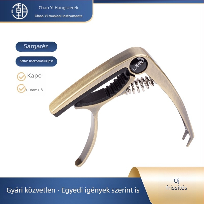 HEBIKUO XHJ-01 Gitár capo, cinkötvözet, ukulele-hez