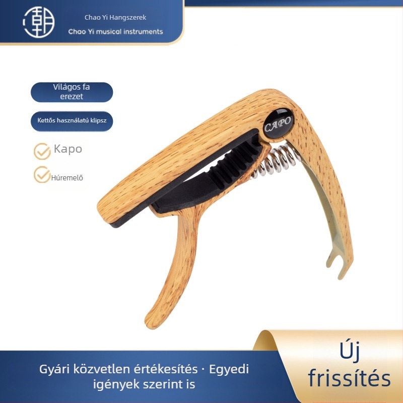 HEBIKUO XHJ-01 Gitár capo, cinkötvözet, ukulele-hez