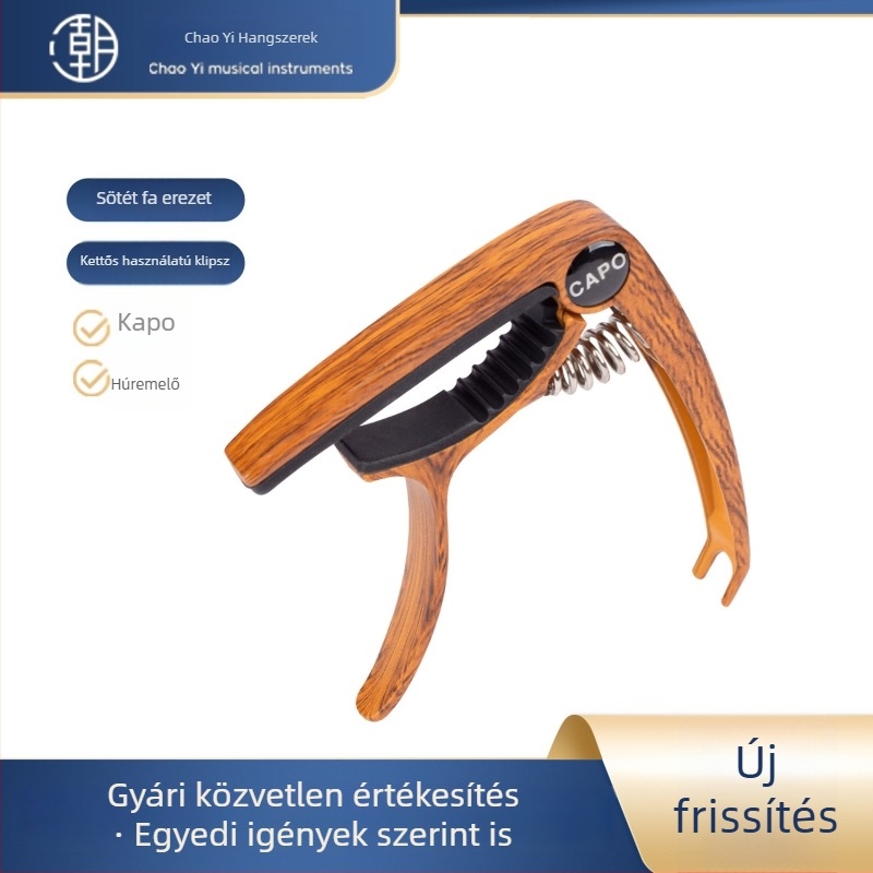 HEBIKUO XHJ-01 Gitár capo, cinkötvözet, ukulele-hez
