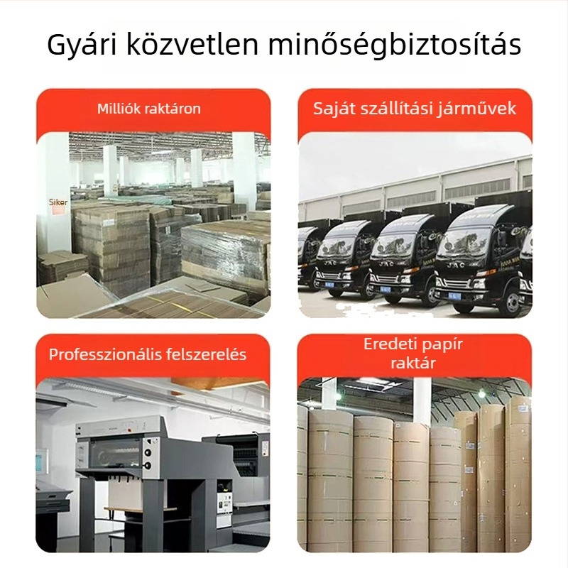 Cipzáros kartondoboz, ragasztó nélkül téphető, e-kereskedelmi logisztikai csomagoláshoz