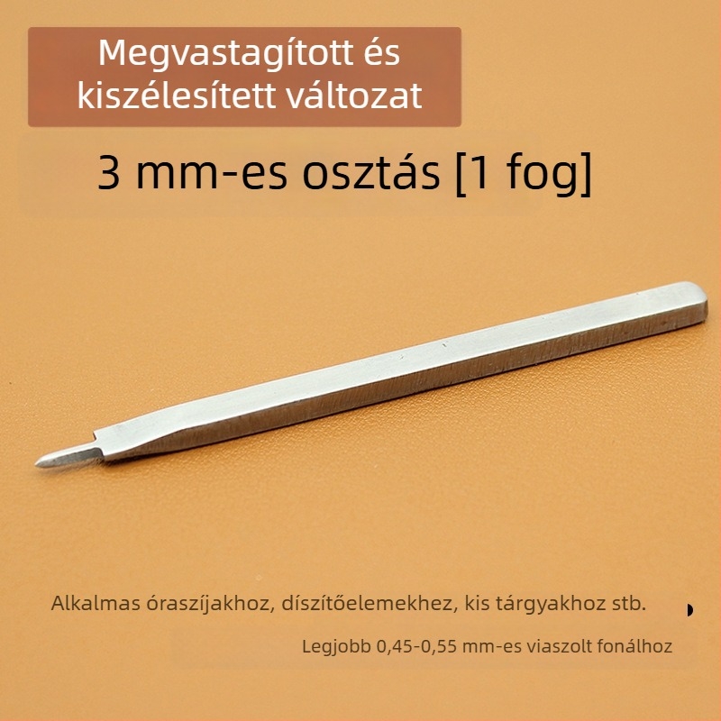 ZY Fehér acél gyémánt bőripari vágó – kézzel készített lyukasztó eszköz pénztárcákhoz, 4 mm