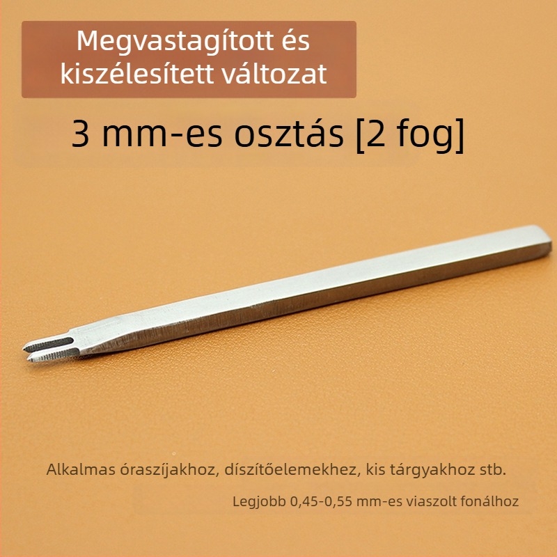 ZY Fehér acél gyémánt bőripari vágó – kézzel készített lyukasztó eszköz pénztárcákhoz, 4 mm