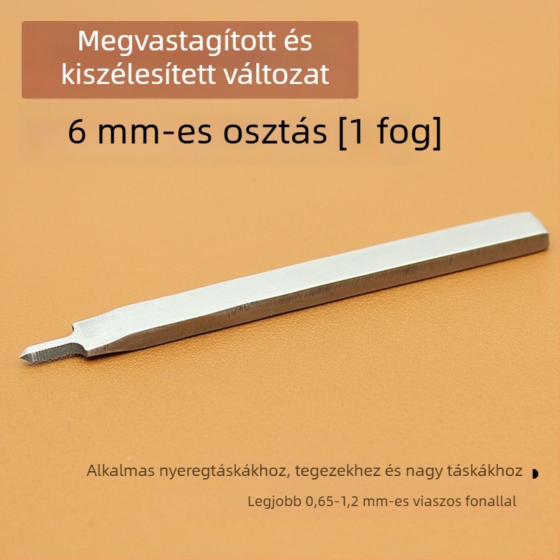 ZY Fehér acél gyémánt bőripari vágó – kézzel készített lyukasztó eszköz pénztárcákhoz, 4 mm