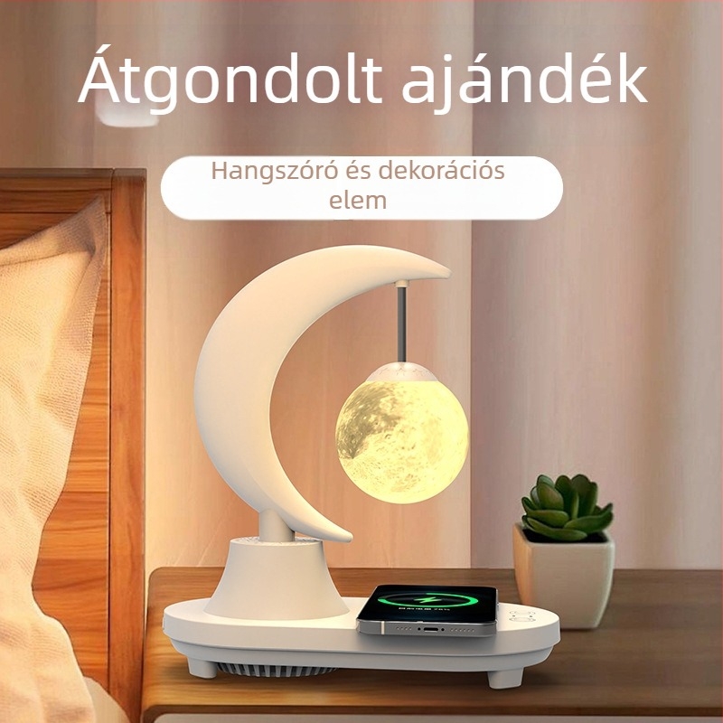 RGB éjszakai fény Bluetooth hangszóróval a hálószobába – ambient világítás beépített akkumulátorral