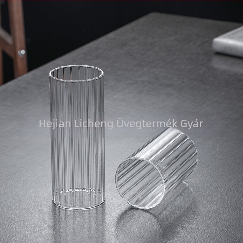 Üvegből készült gyertyafény lámpabúra szélvédővel, átlátszó hengeres dizájn, klasszikus stílus, DIY otthoni dekoráció