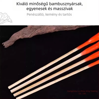 Feliratozatlan illatos gyertyák kevesebb füsttel és csepegés nélkül, vörös esküvői gyertyák bambusz pálcikákon buddhista felajánlásokhoz