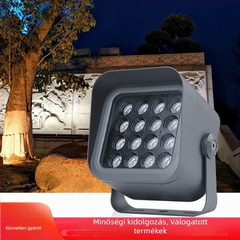 LED négyszögletes floodlight kültéri, IP65 vízálló, kert, fal és tájvilágítás