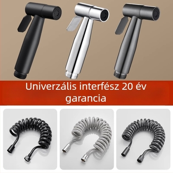 Rozsdamentes acél WC-bidet sprayer készlet — magasnyomású vízsugár a fürdőszobába