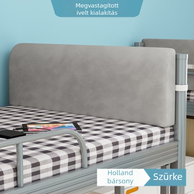 Kollégiumi ágyhoz háttámaszos párna, felső- és alsó bunkához, egyszemélyes ágyhoz