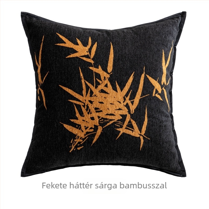 Francia krém stílusú párnahuzat kanapéra, fekete-fehér, modern lux, oversized hátpárnahuzat