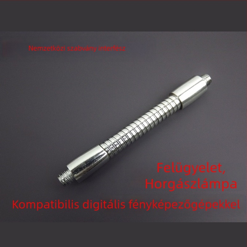 Éjszakai horgászlámpa földi szeggel, horgászdoboz és székhez illeszkedő tartó, tömlő, 6 mm-es lámpatartó és M6-os csavarcső