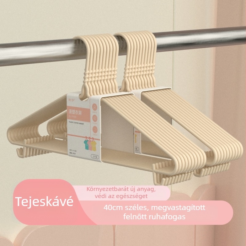 Felnőtt ruhafogas, vastagabb fogas, kollégiumi tárolás, nyom nélkül maradó ruhafogas, modern minimalist design a fehérnemű és zokni számára