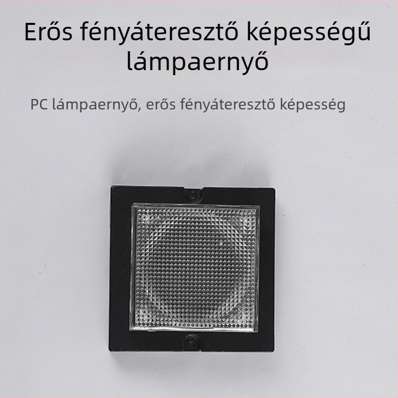 LED pont fényforrás 90x90, öntött alumínium ház PC burkolattal, kültéri tájépítészi világítás hidak és épületek külső falaihoz