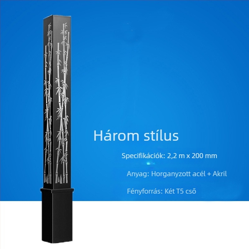 Napelemes LED kültéri lámpa, kínai stílusú, négyzet alakú tájvilágítás útvonalakhoz, parkokhoz és terekhez
