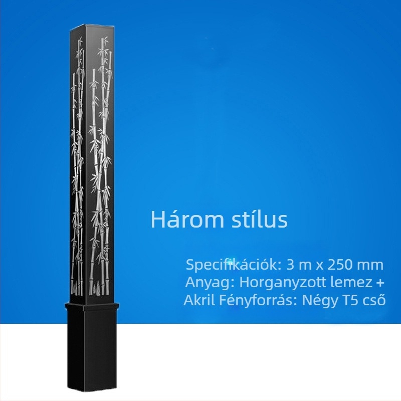 Napelemes LED kültéri lámpa, kínai stílusú, négyzet alakú tájvilágítás útvonalakhoz, parkokhoz és terekhez