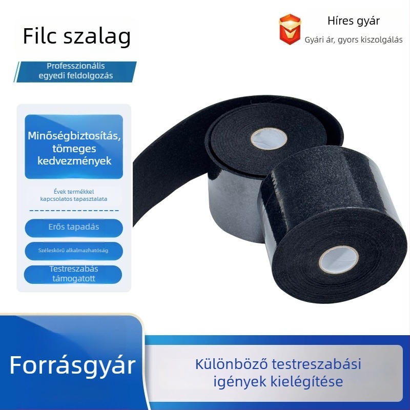Kétoldalas filc szalag erős tapadóerővel, szigeteléshez, autó belső dekorációhoz és tömítéshez