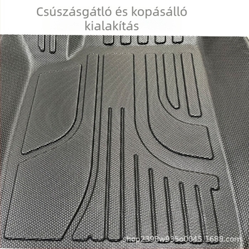 Univerzális négy darabos autópadló-matrica készlet, medencés alakú, PVC anyagú, csúszásmentes