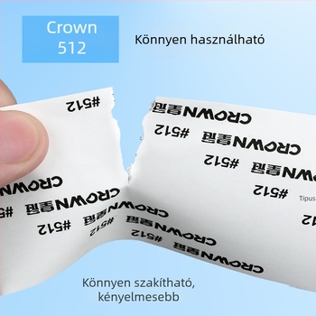 CROWN 512 Kétoldalú ragasztószalag, erős tapadással, ultra vékony, hőálló fém- és műanyag alkatrészekhez, autóipari szalag