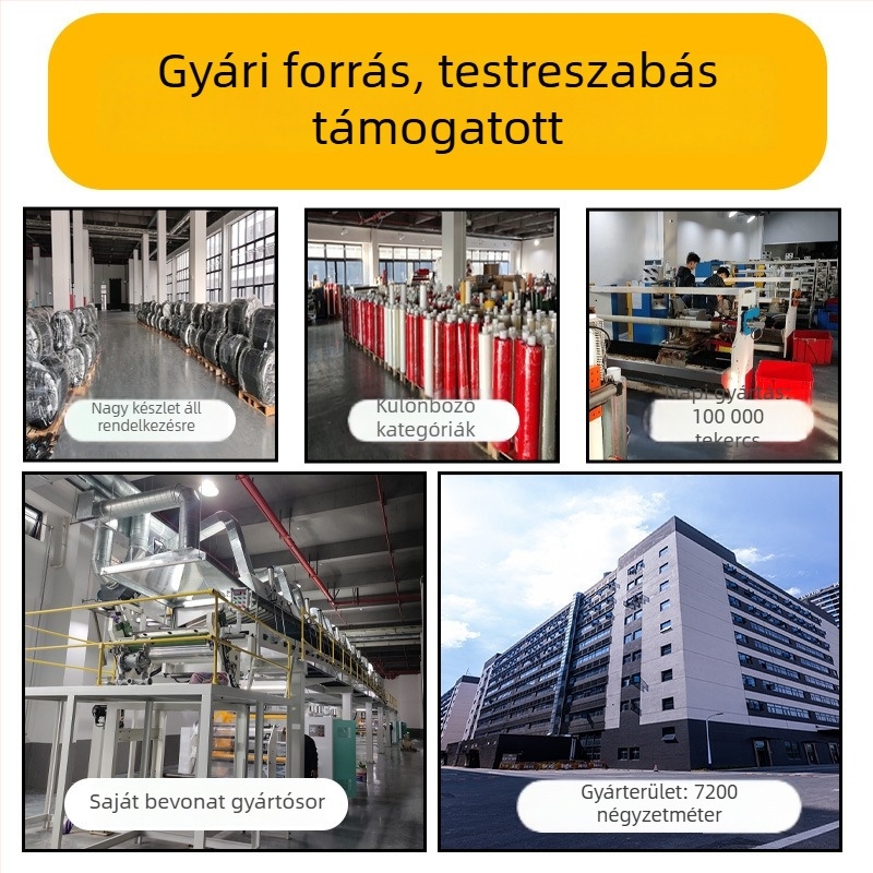 Átlátszó akril duplaoldalas ragasztó nano bevonattal, magas hőállóságú autódekorációhoz, nyom nélkül, testreszabható