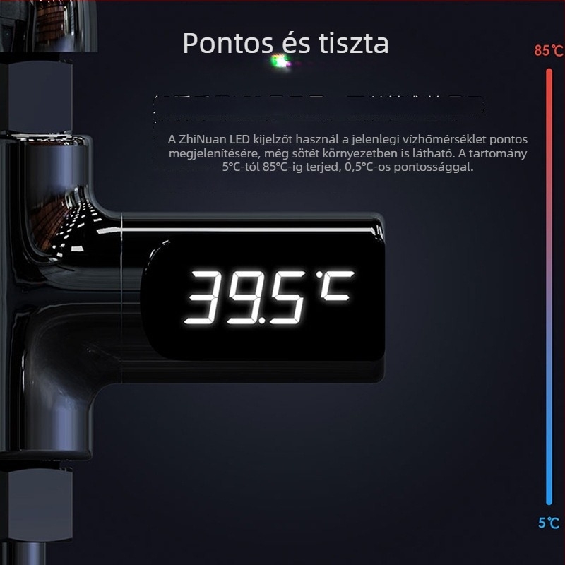 Fürdővíz hőmérő gyerekeknek és babáknak, beltéri digitális kijelzős vízhőmérséklet-mérő, nagy pontosságú
