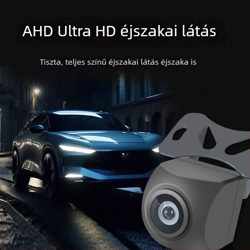 AHD 720p autóhátsó kamera, külső vízálló, csillagfényes éjszakai látás, tolató kamera