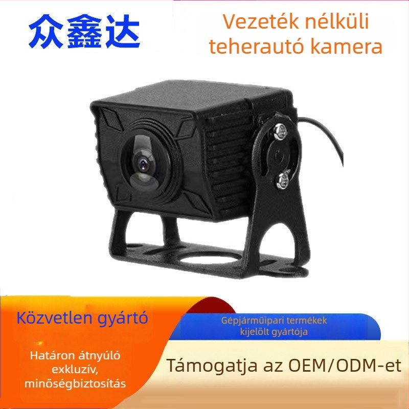 Vezeték nélküli autóhátsó kamera, HD éjszakai látás, széles látószög