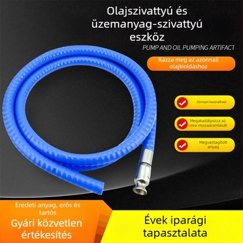 Kamionhoz készített üzemanyag- és vízátviteli tömlő, PVC acélhálós erősítés, benzin és dízel átviteli