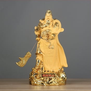Guan Gong szobor irodai és hall-dekorációhoz