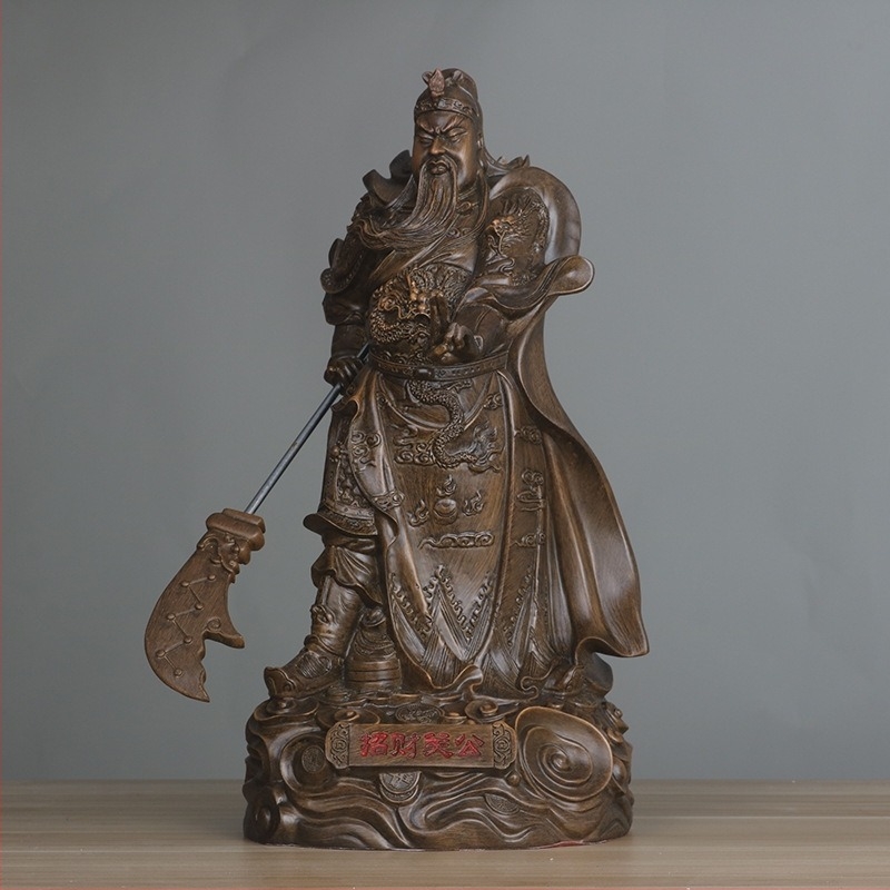 Guan Gong szobor irodai és hall-dekorációhoz