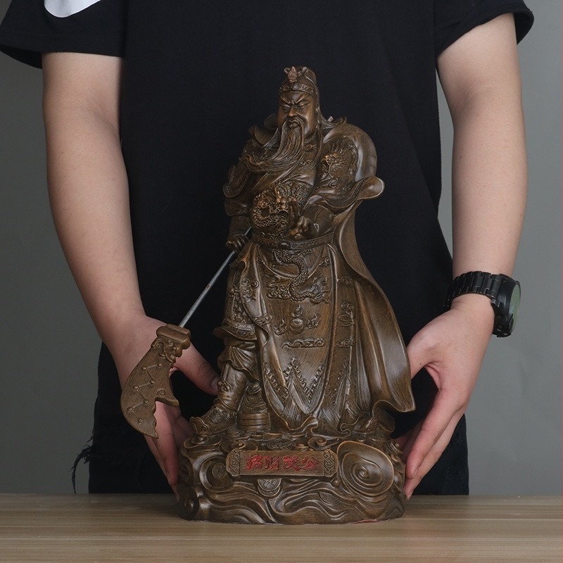Guan Gong szobor irodai és hall-dekorációhoz