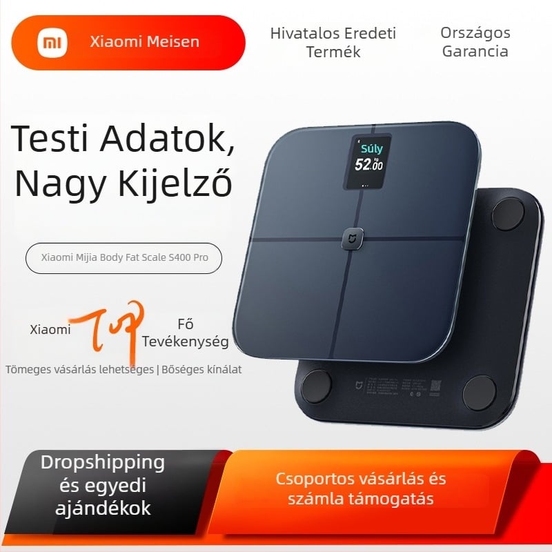 S400Pro testzsírmérleg – okos, pontos otthoni mérleg a fogyásért nőknek