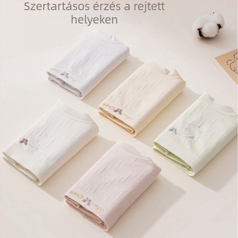 Manna 3050: női varrat nélküli modal antibakteriális mulberry selyem alsónemű, 5 darabos készlet
