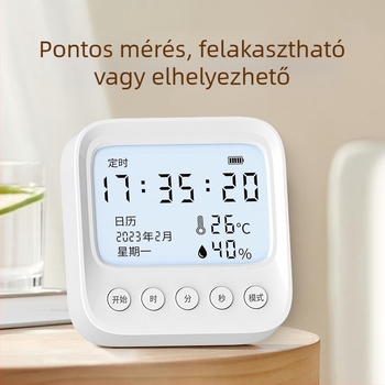 Belső hőmérő otthonra – pontos hőmérséklet- és páratartalom kijelző, babaszobába