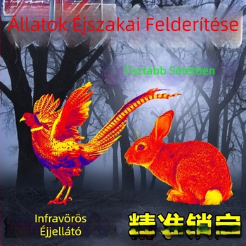 HD infravörös éjjellátó készülék madármegfigyeléshez, okostelefon-kompatibilis termikus imager, kültéri felszerelés
