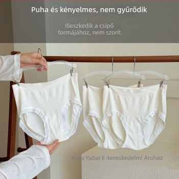 Női mulberry selyemből készült alsónemű, antibakteriális bélés, magas derék
